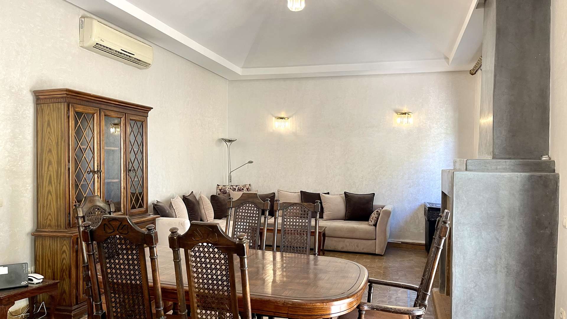 Location longue durée ,Villa,Villa 3ch meublée dans une résidence sécurisée à proximité de Carrefour Targa,Marrakech,Targa