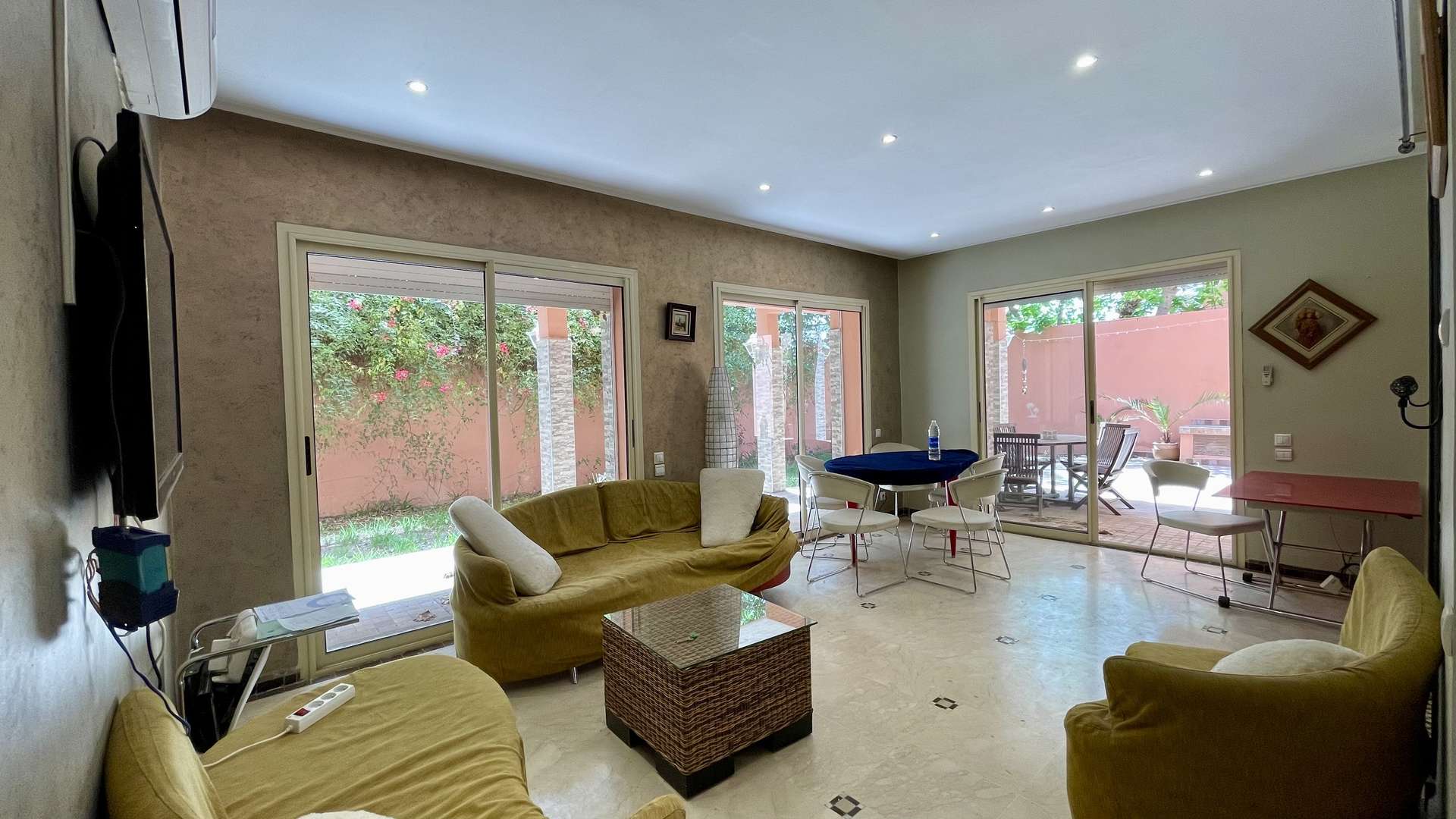Location longue durée ,Appartement,Duplex 3ch avec jardin et terrasses au coeur de l'hivernage à Marrakech,Marrakech,Hivernage