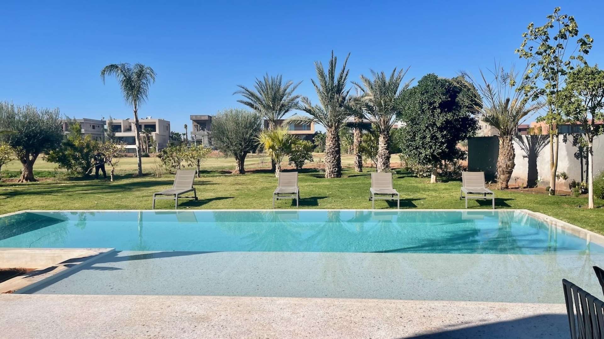 Vente,Villa,À vendre : Superbe villa de construction très récente en première ligne sur le prestigieux Golf d'Amelkis,Marrakech,Amelkis Golf Resort
