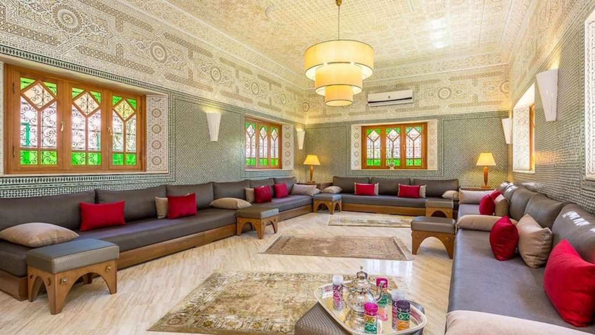 Location de vacances,Villa,Villa de Prestige 7ch dans un domaine privé à la Palmeraie,Marrakech,Palmeraie