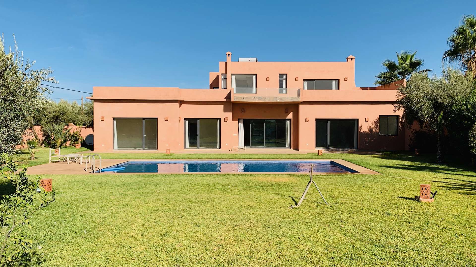 Location longue durée ,Villa,Villa vide 4ch avec hammam et piscine privée à 20 min. du centre de Marrakech,Marrakech,Route de l'Ourika