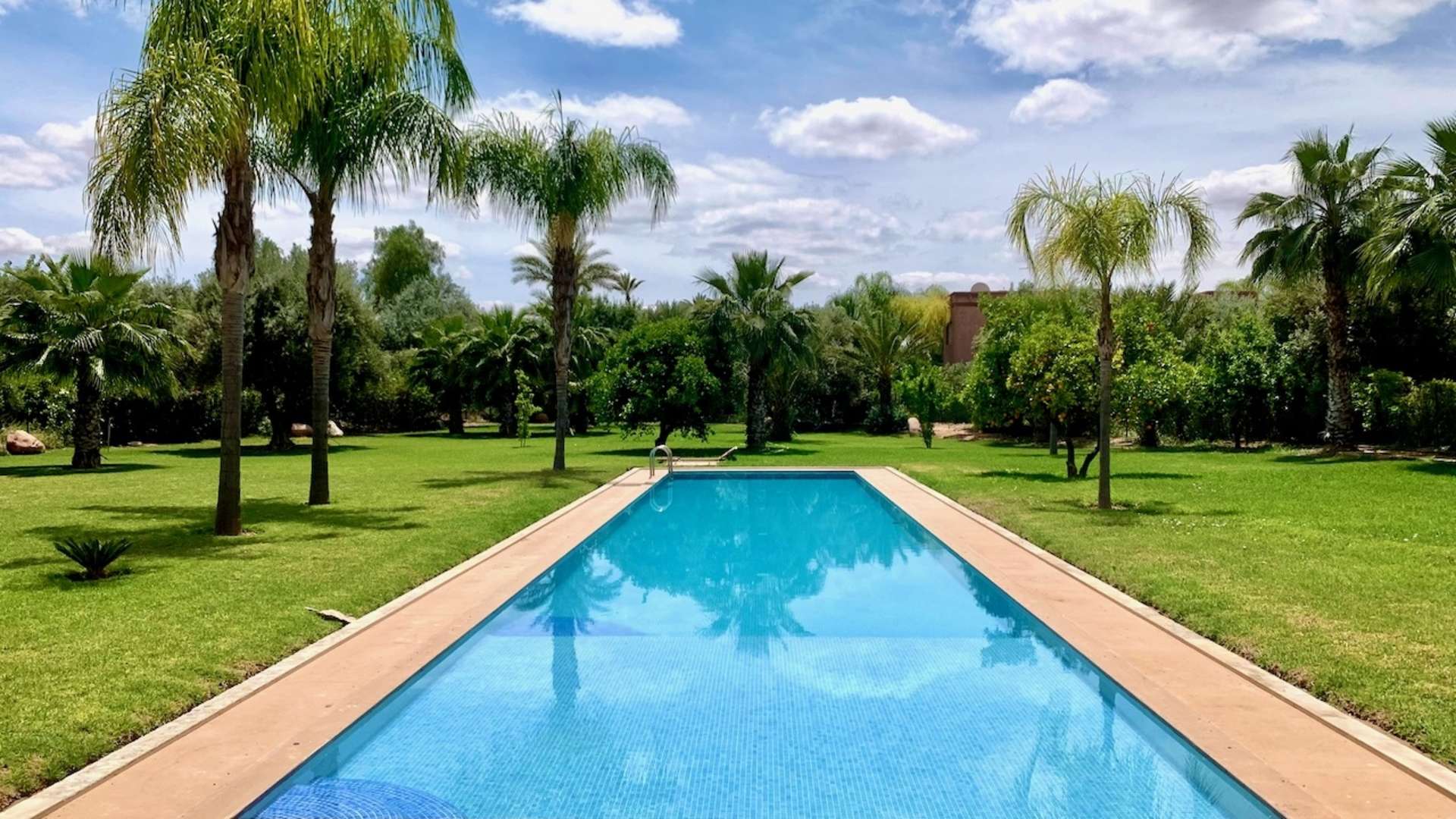 Location longue durée ,Villa,Villa vide non meublée de 4 suites avec logement de personnel dans la Palmeraie de Marrakech,Marrakech,Palmeraie
