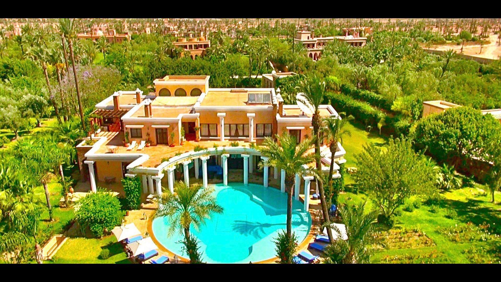 Location de vacances,Villa,Villa 5 suites de prestige avec spa privé et services hôteliers de haut niveau,Marrakech,Palmeraie