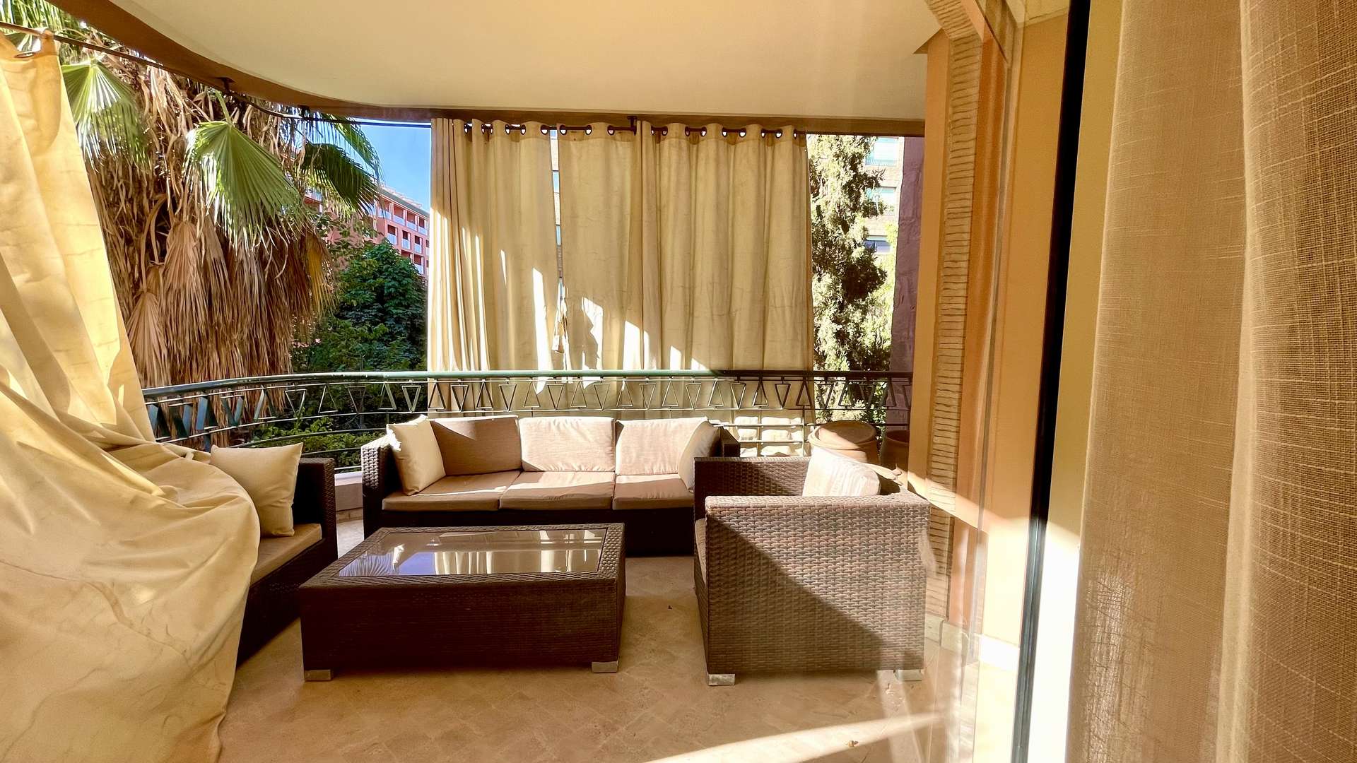 Location longue durée ,Appartement,Hivernage Centre Marrakech: Appartement de luxe 140M2 avec terrasse Résidence Très Haut Standing,Marrakech,Hivernage