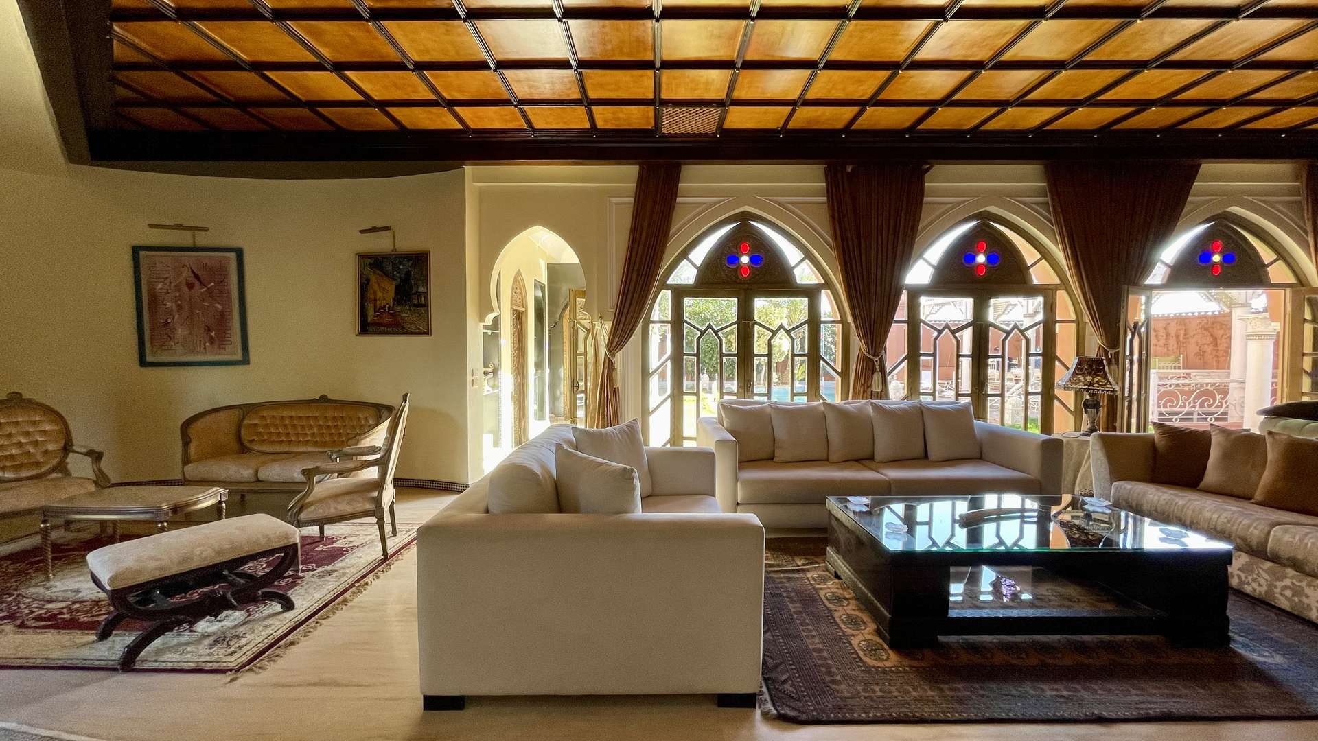Location longue durée ,Villa,Villa 5 suites orientée plein sud dans le golf d'Amelkis avec vue dégagée sur l'Atlas.,Marrakech,Amelkis Golf Resort