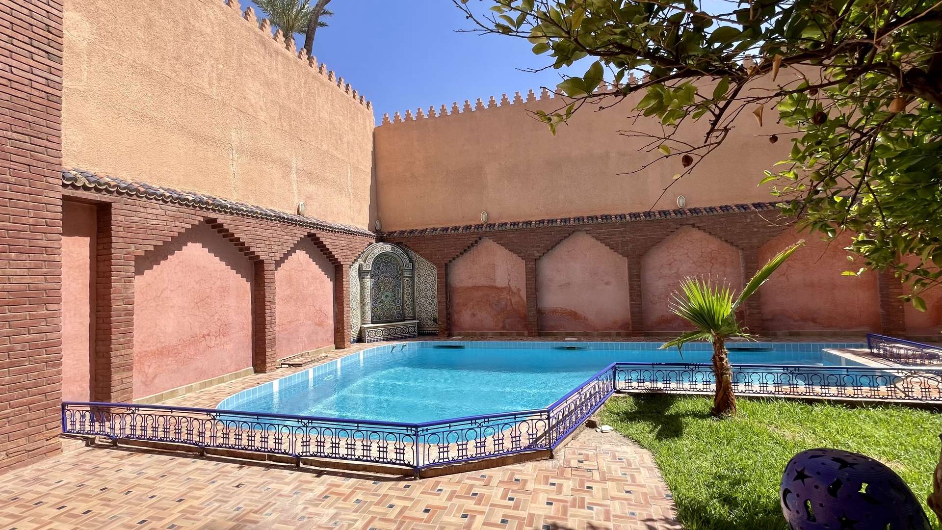 Vente,Villa,Très belle maison de ville avec piscine dans une rue très calme bien située dans le quartier de Semlalia ,Marrakech,Semlalia