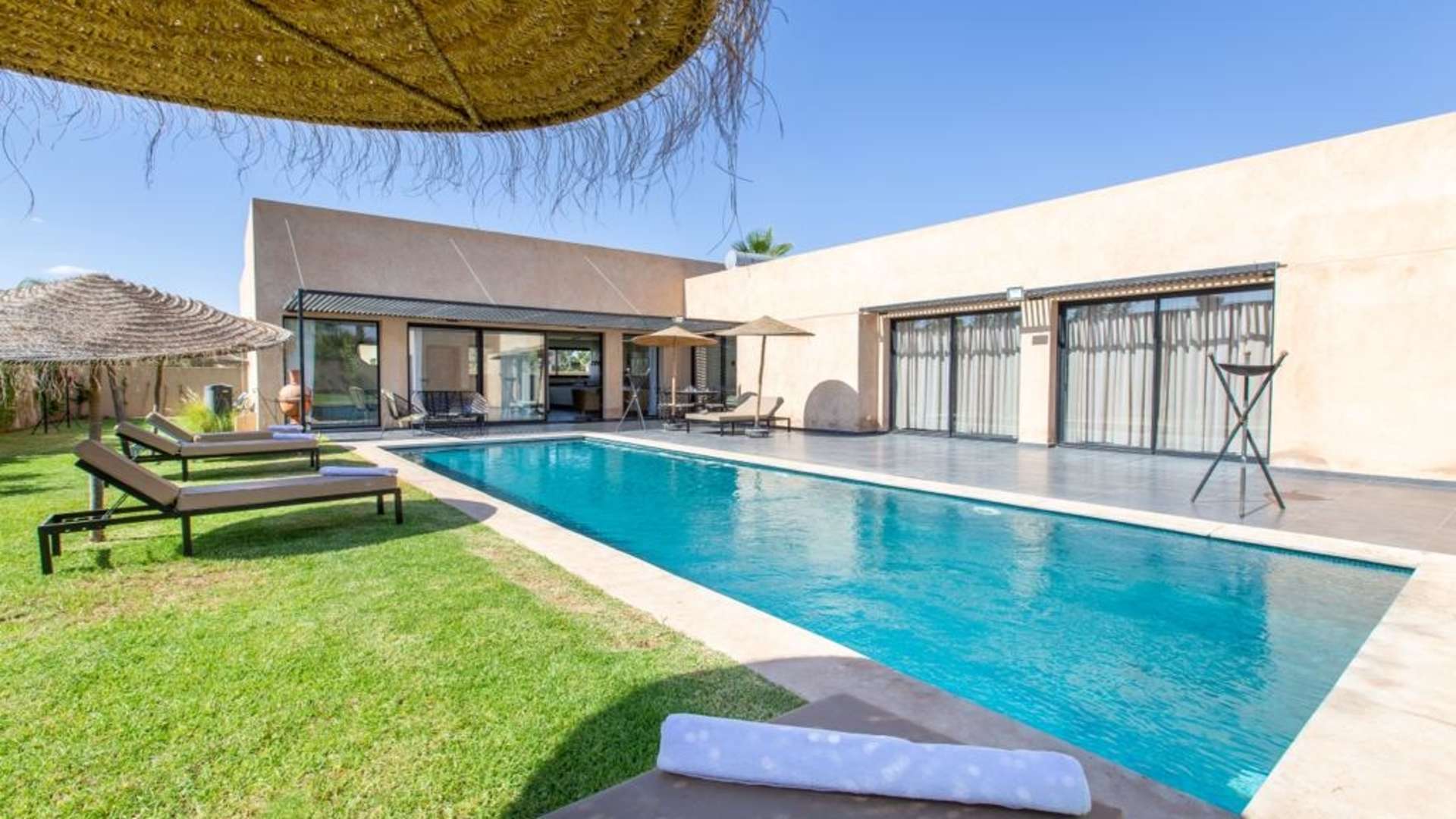 Location de vacances,Villa,Villa moderne de plain-pied  à louer pour vos vacances à Marrakech,Marrakech,Route de l'Ourika