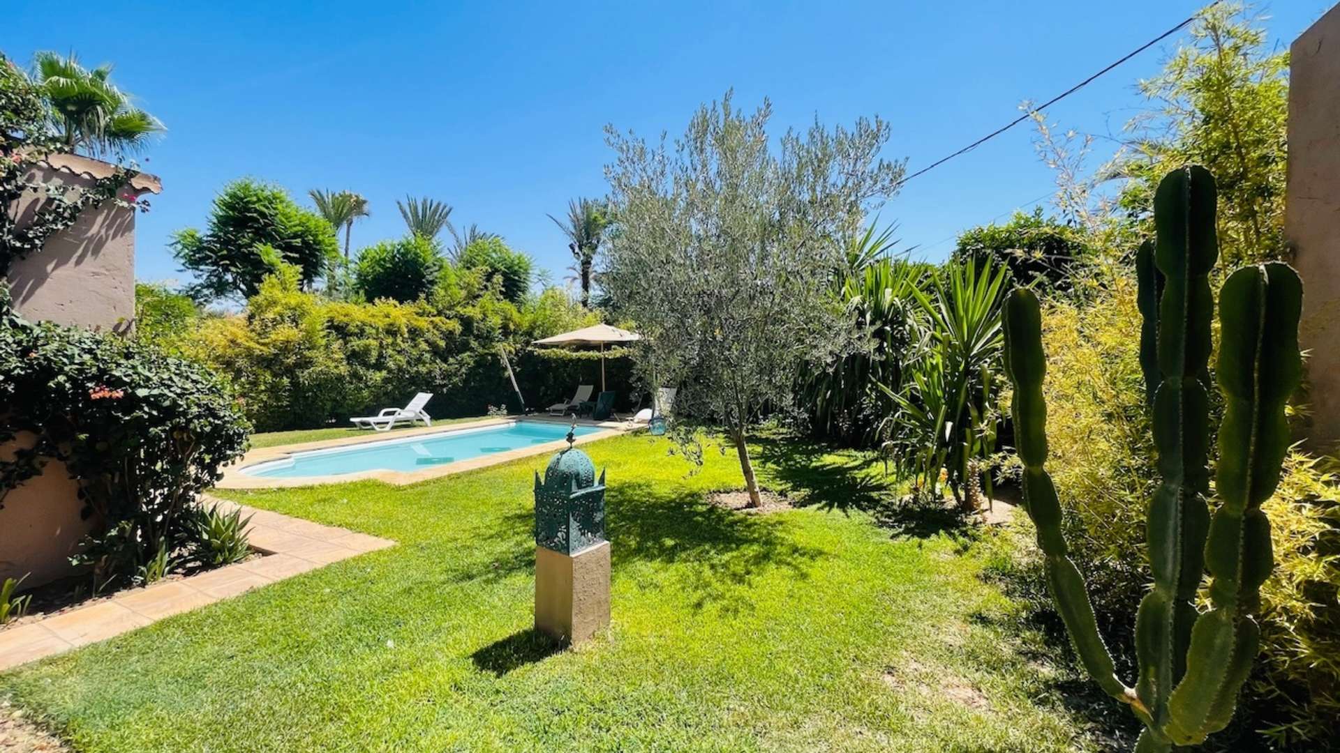 Location longue durée ,Villa,À Louer: Villa de Charme avec Piscine Privée et Hammam Beldi,Marrakech,Palmeraie