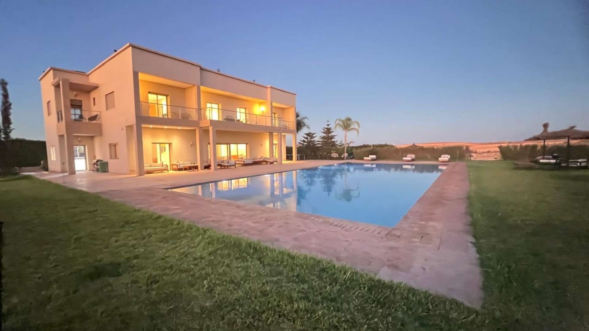 Location longue durée ,Villa,À louer - Villa de Prestige sur la Route d’Agafay,Marrakech,Route d'Agafay