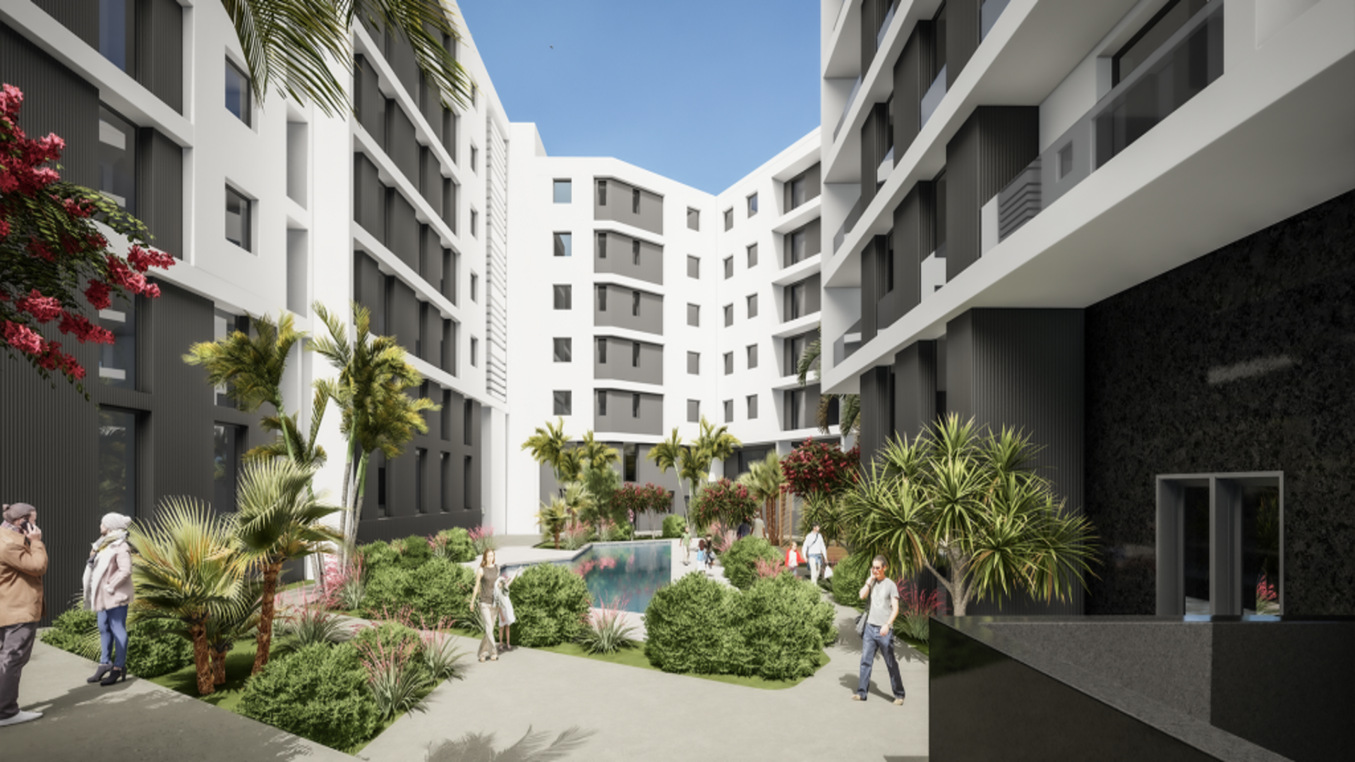 Vente,Immobilier Neuf,Projet Neuf d'appartements de moyen standing à Tanger ,Tanger,Tanja el Balia 