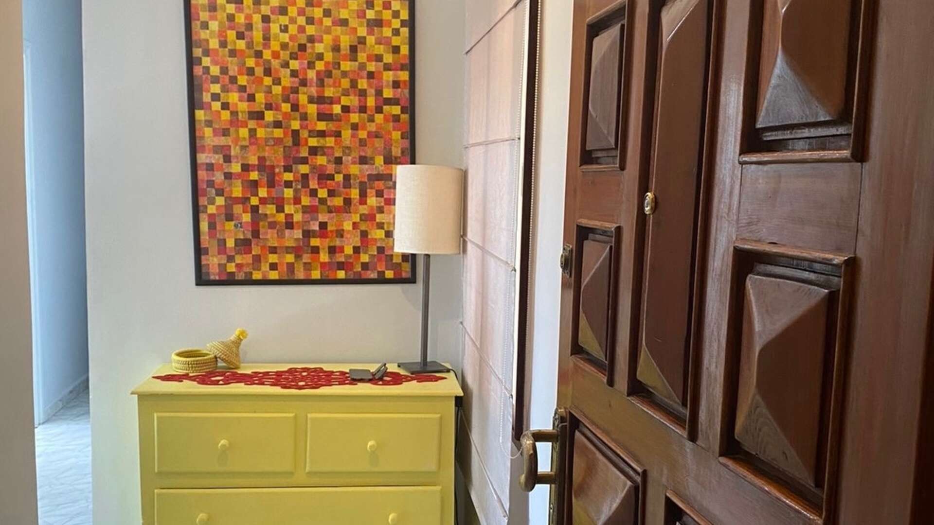 Location longue durée ,Appartement,Appartement moderne meublé avec goût situé sur grand boulevard sans vis-à-vis dans un immeuble calme,Marrakech,Hay Charaf