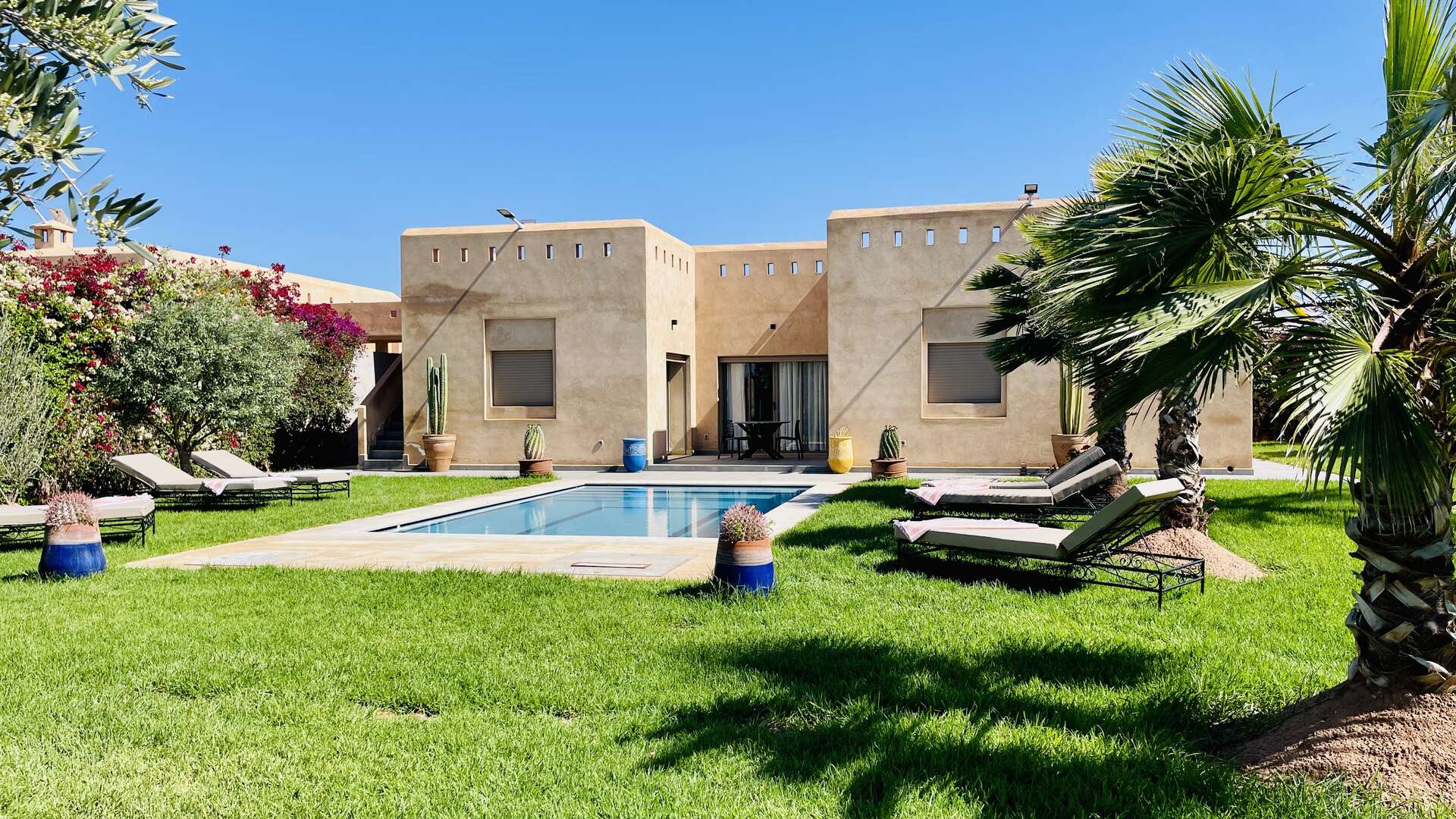 Location longue durée ,Villa,Villa Safa Marrakech: Villa 3ch avec Piscine Privée – Calme, Confort et Intimité à Moins de 20 min du Centre,Marrakech,Route de Fès
