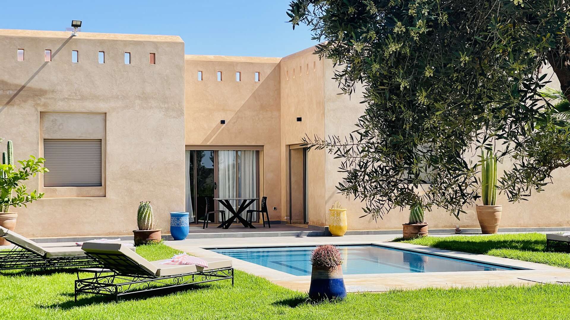 Location longue durée ,Villa,Villa Safa Marrakech: Villa 3ch avec Piscine Privée – Calme, Confort et Intimité à Moins de 20 min du Centre,Marrakech,Route de Fès