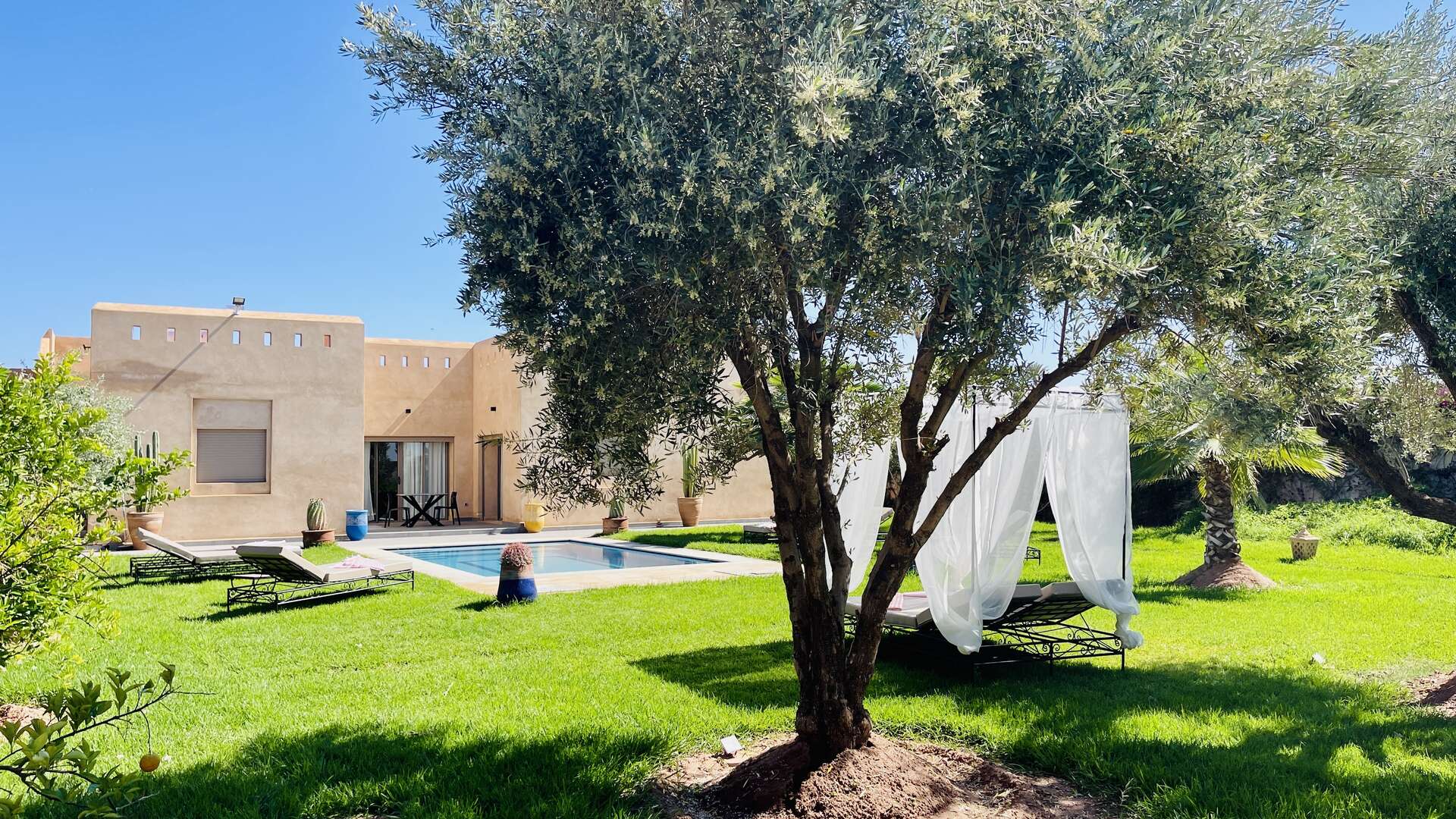 Location longue durée ,Villa,Villa Safa Marrakech: Villa 3ch avec Piscine Privée – Calme, Confort et Intimité à Moins de 20 min du Centre,Marrakech,Route de Fès