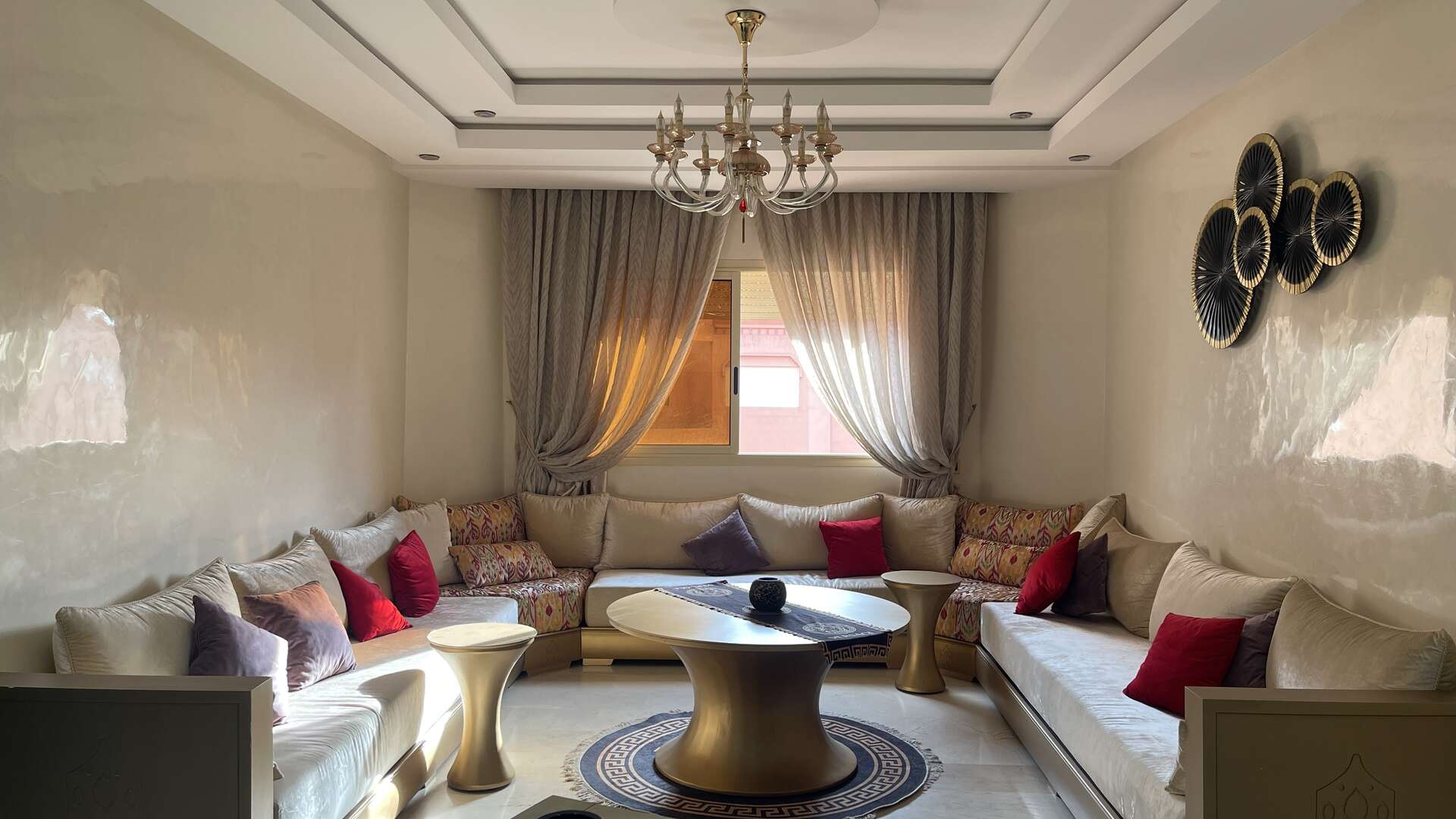 Location longue durée ,Appartement,Appartement 2 chambres à louer en longue durée – Résidence avec piscine et garage,Marrakech,Route Casablanca