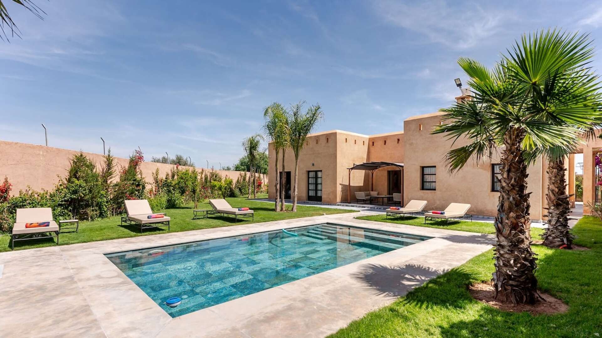 Location de vacances,Villa,Villa 6 ch 2 piscines sans vis-à-vis Marrakech,Marrakech,Route de Fès