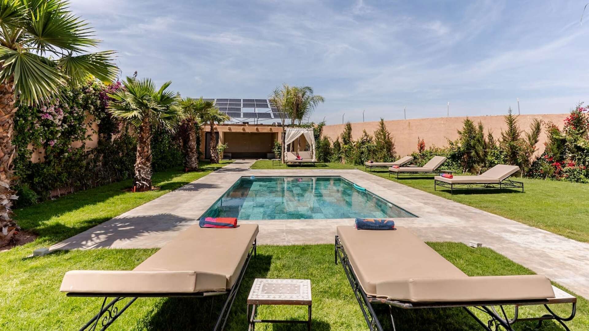 Location de vacances,Villa,Villa 6 ch 2 piscines sans vis-à-vis Marrakech,Marrakech,Route de Fès