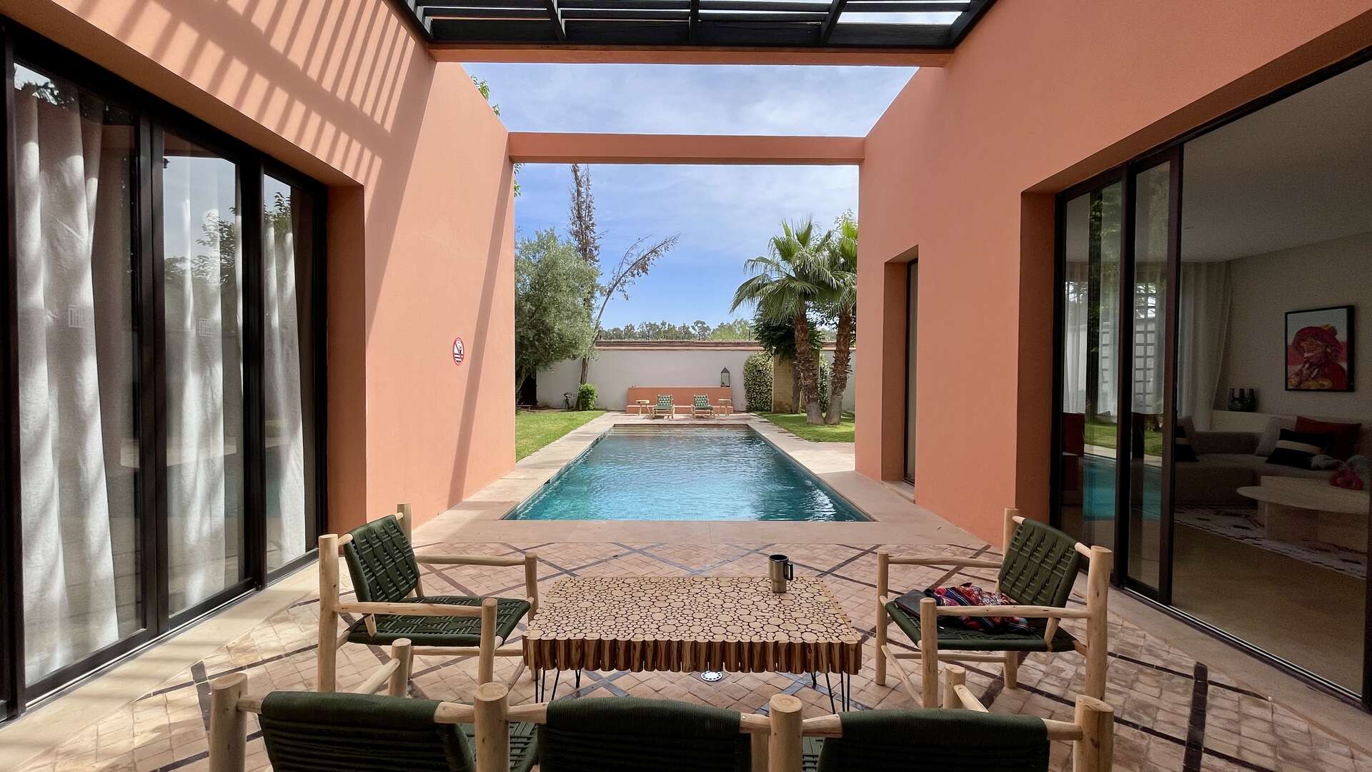 Location longue durée ,Villa,Villa de style Riad 2ch à Golf Al Maaden, Marrakech,Marrakech,Golf Al Maaden