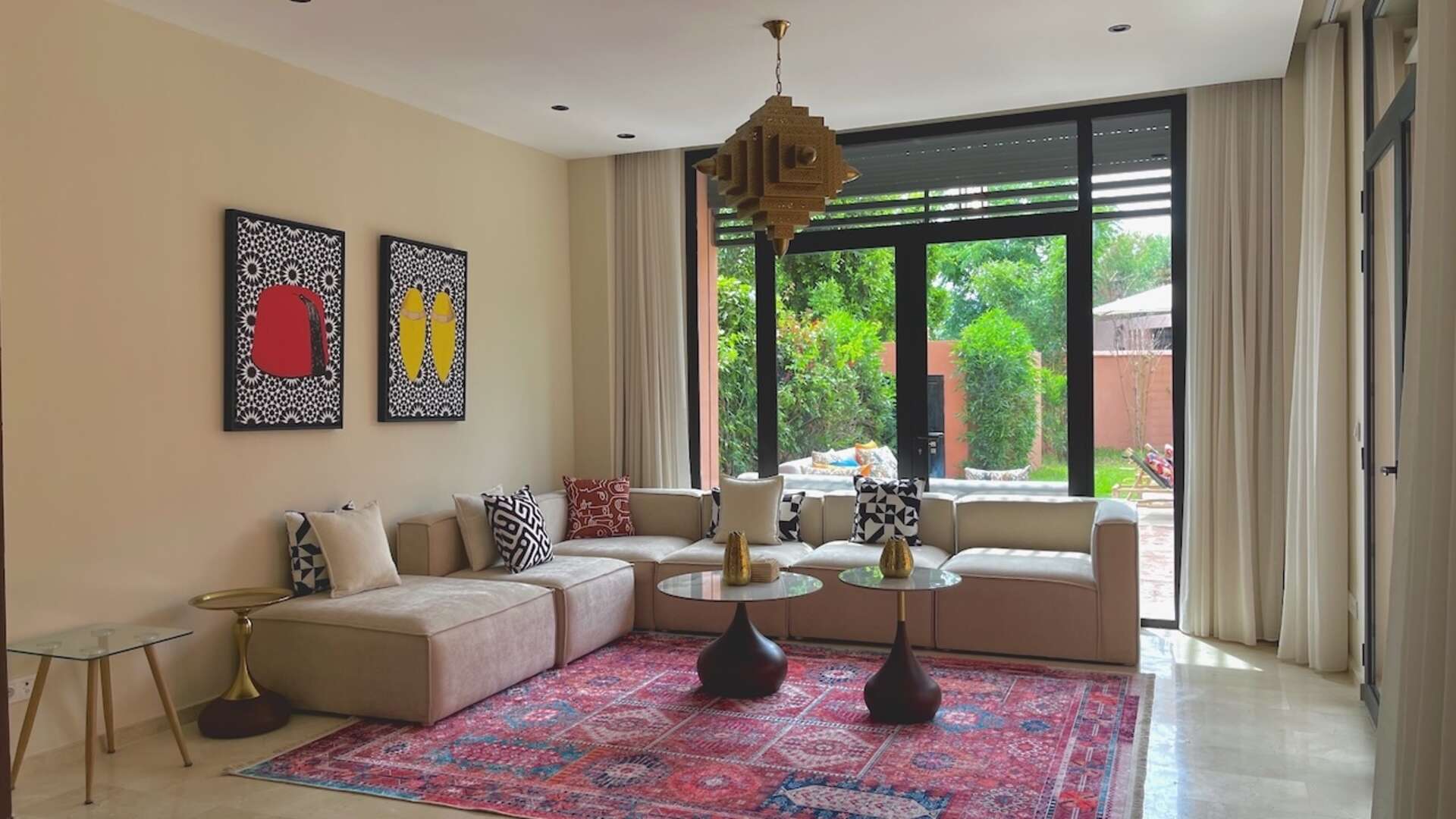 Location de vacances,Villa,À louer pour vacances, magnifique riad contemporain situé au sein du prestigieux Al Maaden Golf à Marrakech,Marrakech,Golf Al Maaden