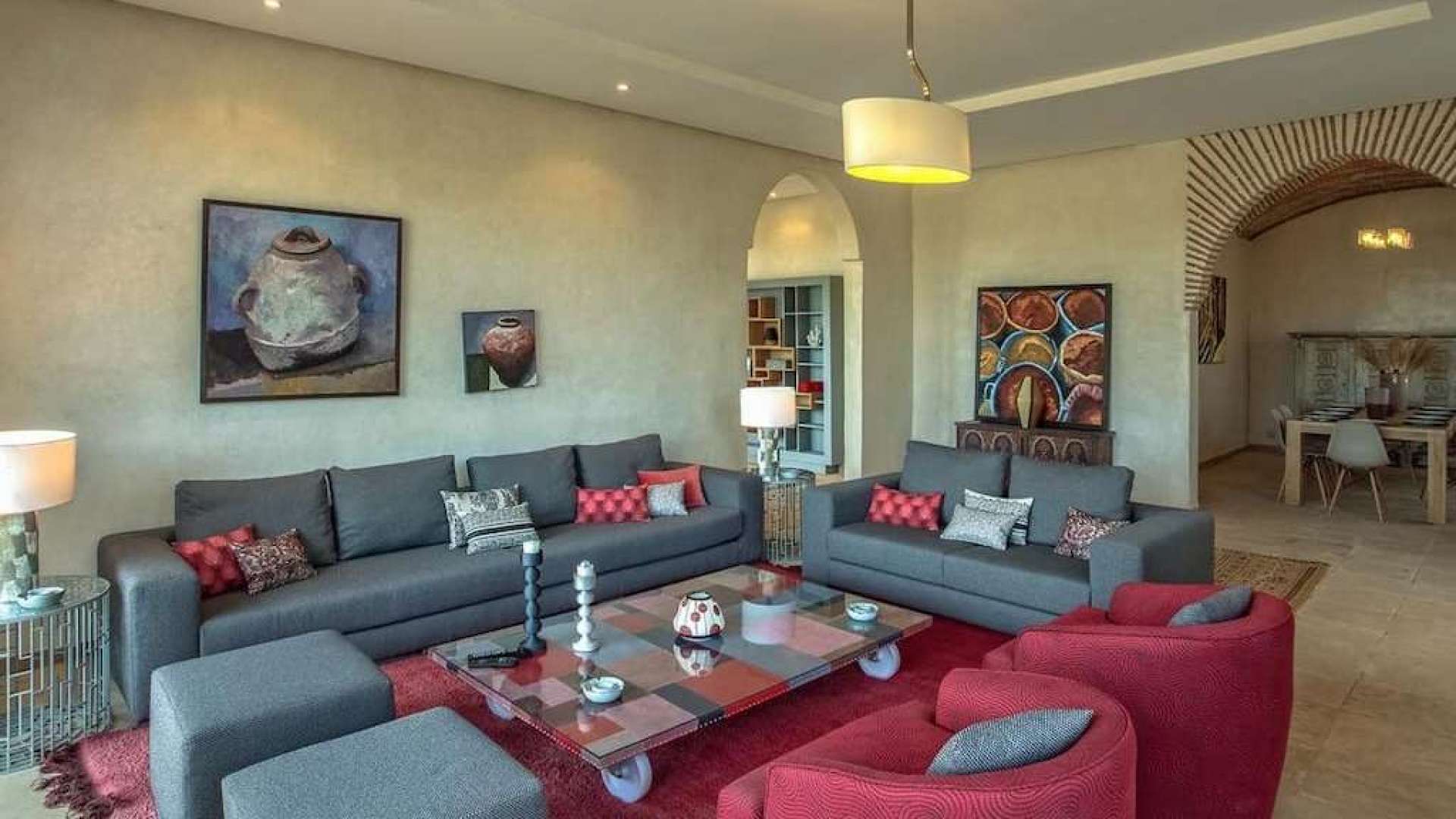 Location de vacances,Villa,Location de vacances villa de luxe 5 suites sur golf  à Marrakech,Marrakech,Golf Samanah