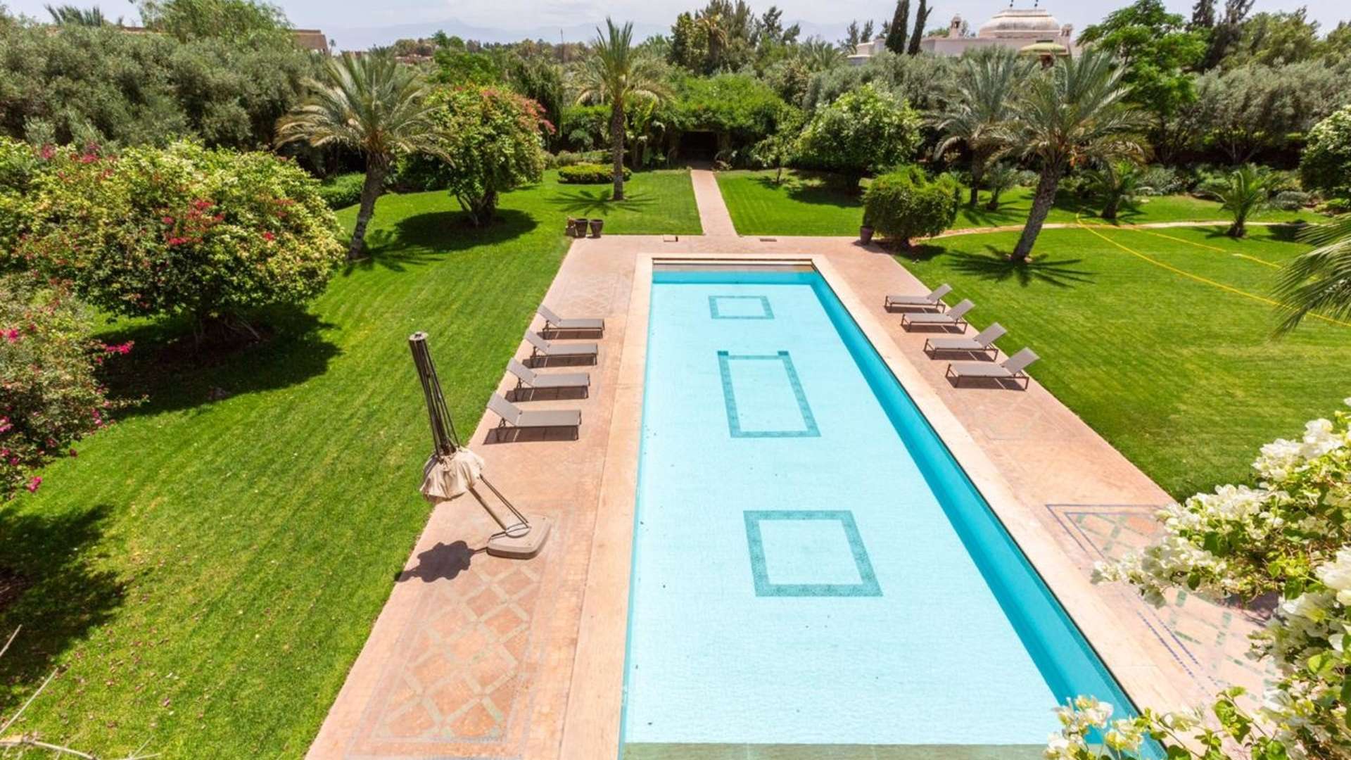 Vente,Villa,Propriété privée de 9 ch sur un parc de 6000 m2 à proximité des golfs à Marrakech,Marrakech,Palmeraie