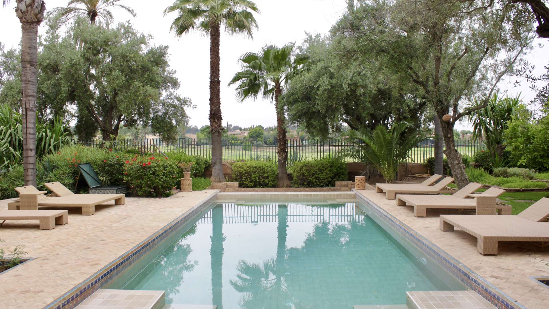 Location de vacances,Villa,Sublime villa de charme de 4 chambres au syle arabo-andalous front de golf à Marrakech,Marrakech,Amelkis Golf Resort