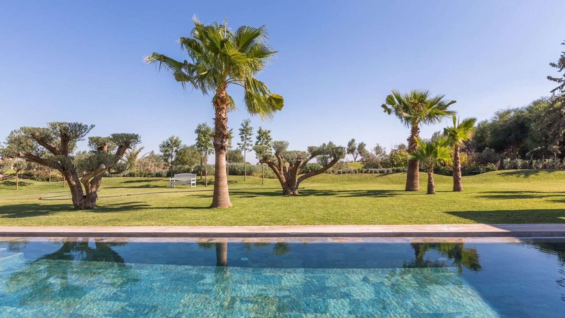 Vente,Villa,Superbe villa 5ch toute neuve de style contemporain en première ligne sur le golf d'Amelkis,Marrakech,Amelkis Golf Resort