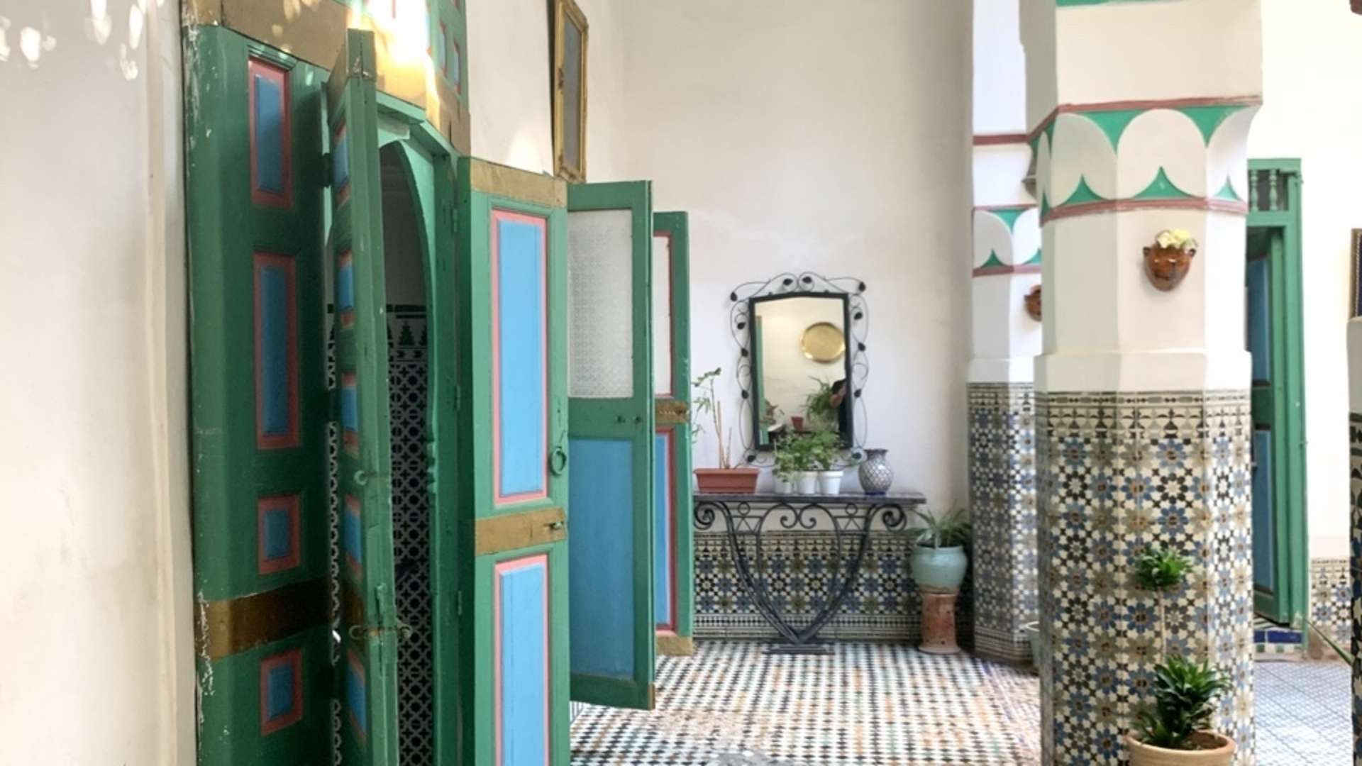 Vente,Riad,Somptueux riad à vendre à Marrakech. 9 pièces. Jardin et terrasse,Marrakech,Médina