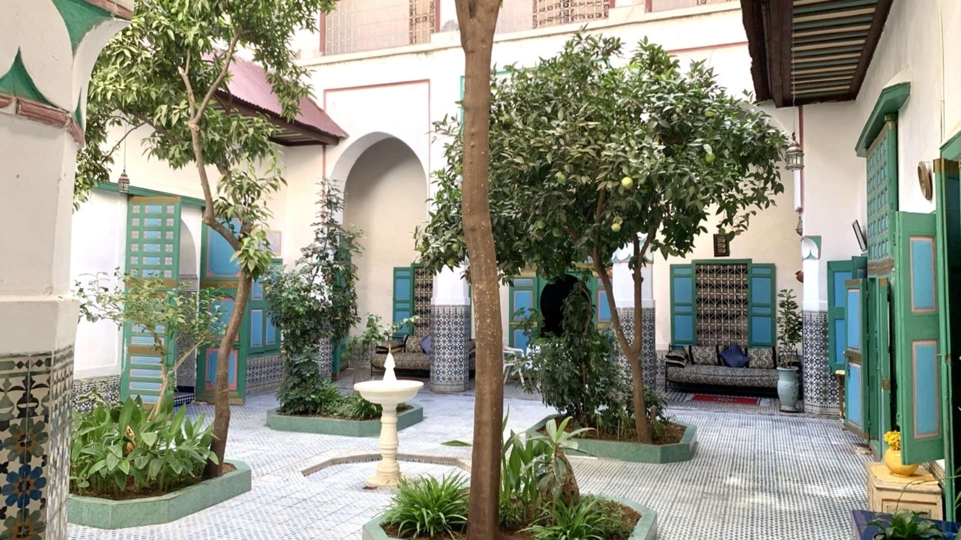 Vente,Riad,Somptueux riad à vendre à Marrakech. 9 pièces. Jardin et terrasse,Marrakech,Médina