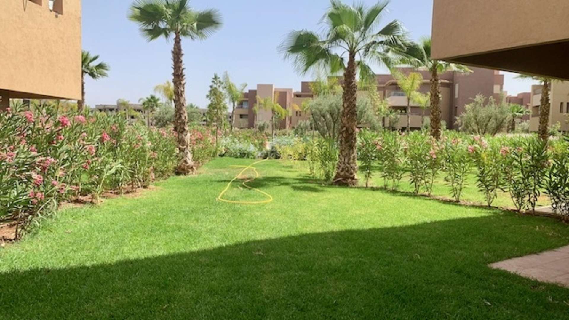 Location longue durée ,Appartement,Appartement neuf 3 chambres salon vide en rez-de-chaussée-de-jardin à louer au Golf de Prestigia Marrakech,Marrakech,Golf Prestigia