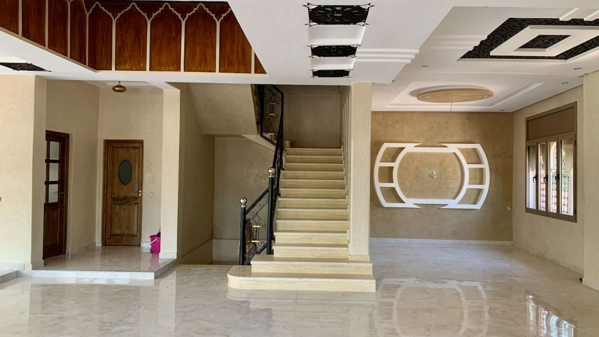 Location longue durée ,Villa,Villa Vide de 6 chambres avec sous-sol et sans piscine à Targa 5 min. de Carrefour Targa,Marrakech,Targa