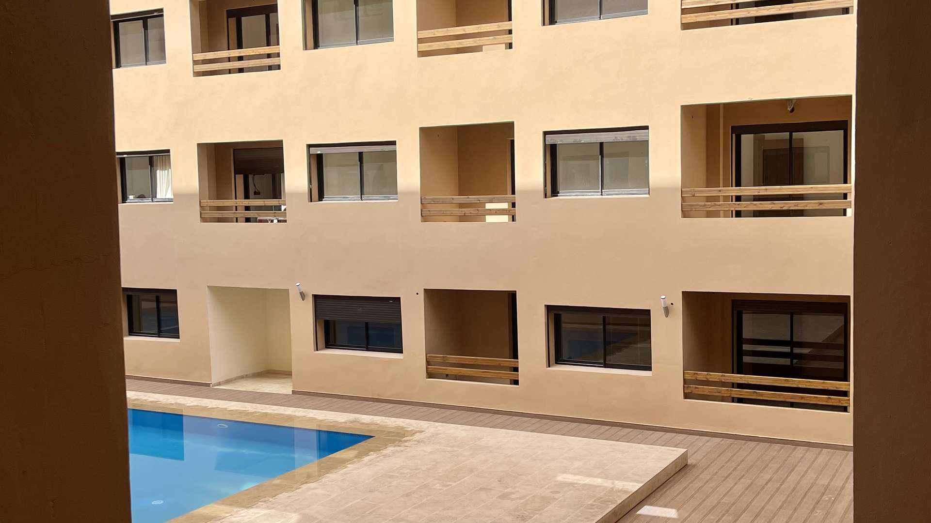 Location longue durée ,Appartement,Appartement Neuf jamais habité situé dans une Nouvelle Résidence avec piscine près de la Gare de Marrakech,Marrakech,Av. Hassan II