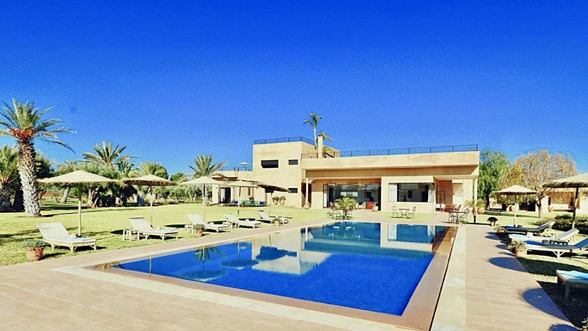 Location de vacances,Villa,Villa 6 chambres dans un domaine de 3 hectares de jardins verdoyants,Marrakech,Route de l'Ourika
