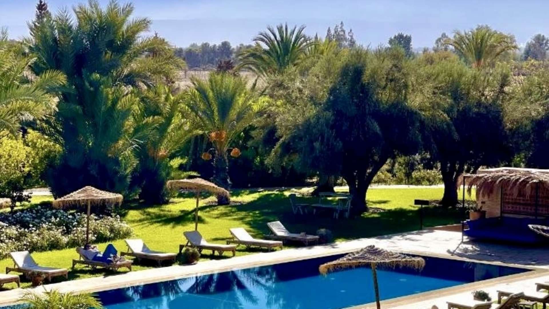 Location de vacances,Villa,Villa 6 chambres dans un domaine de 3 hectares de jardins verdoyants,Marrakech,Route de l'Ourika