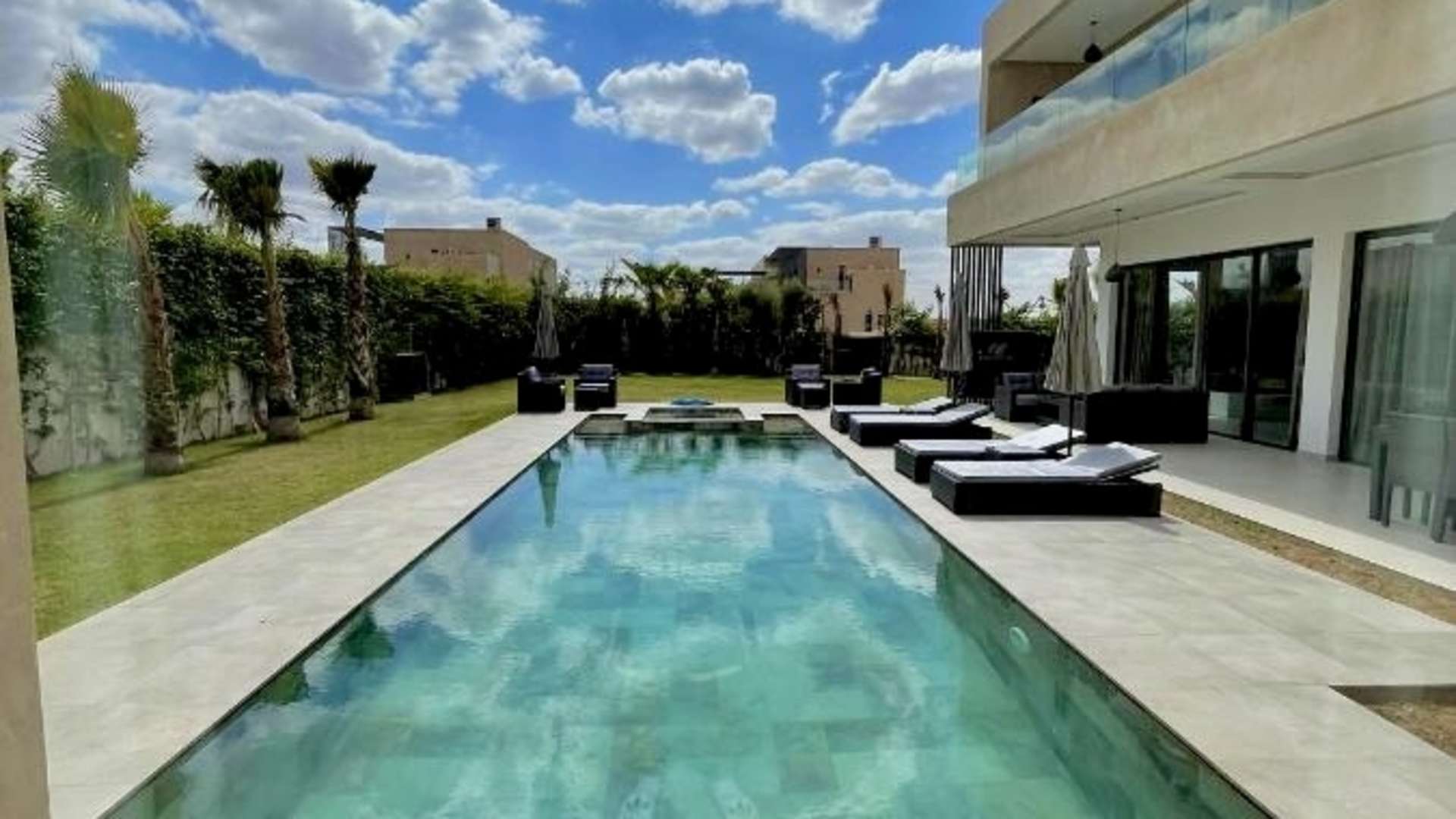 Location de vacances,Villa,Villa contemporaine de 5 suites avec piscine privée Route du barrage à Marrakech,Marrakech,Route Amizmiz