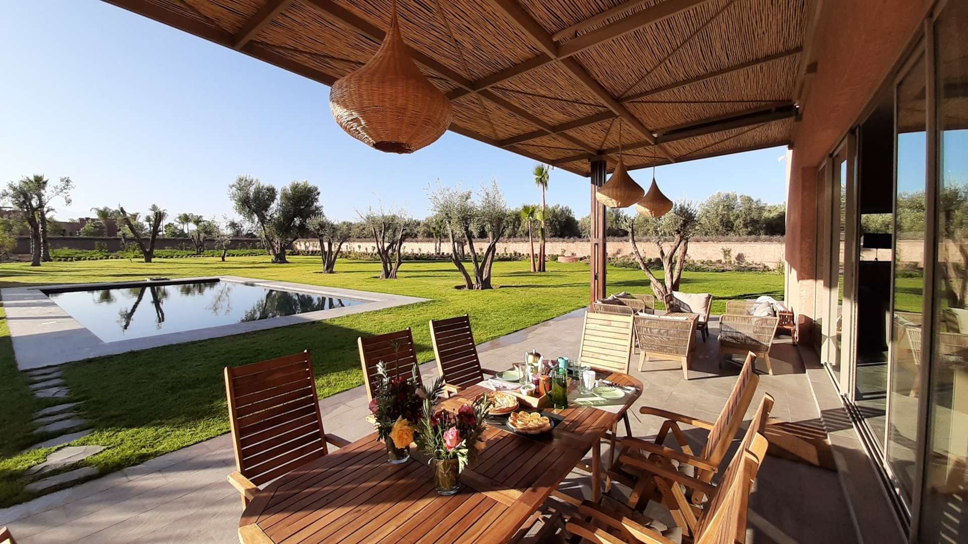 Location de vacances,Villa,Villa Contemporaine et écologique de 6 suites à Marrakech,Marrakech,Sidi Youssef Ben Ali