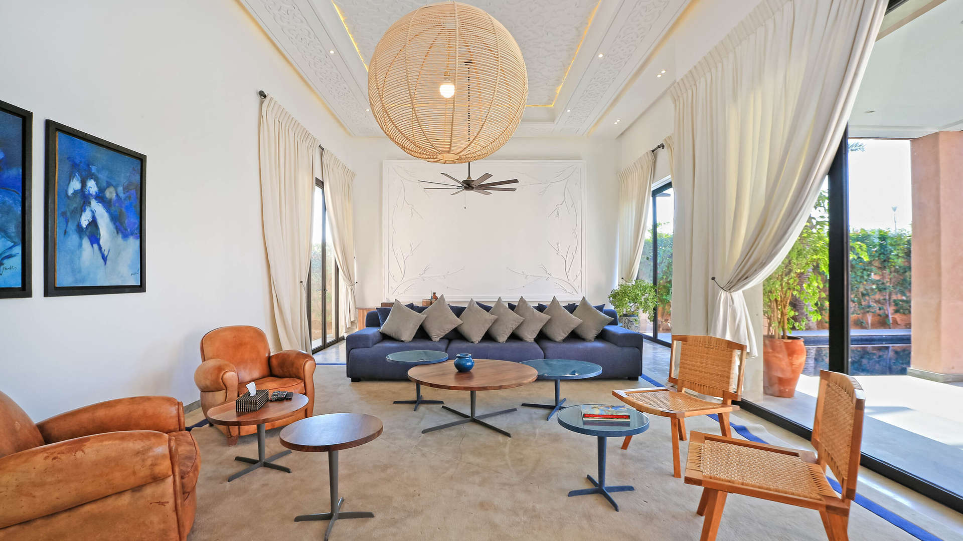 Location de vacances,Villa,Villa contemporaine privée pour 10 personnes située dans la palmeraie de Marrakech,Marrakech,Palmeraie